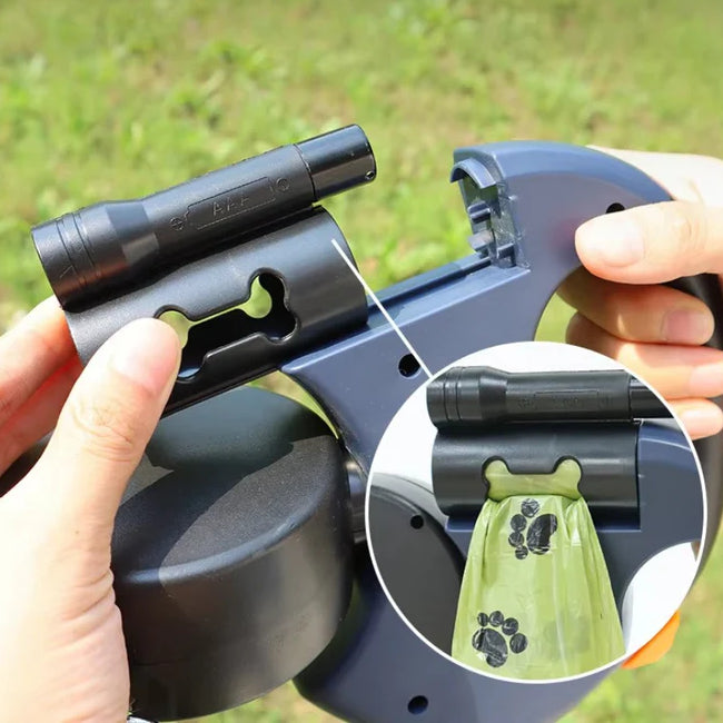 Correa Retráctil Doble 4 en 1